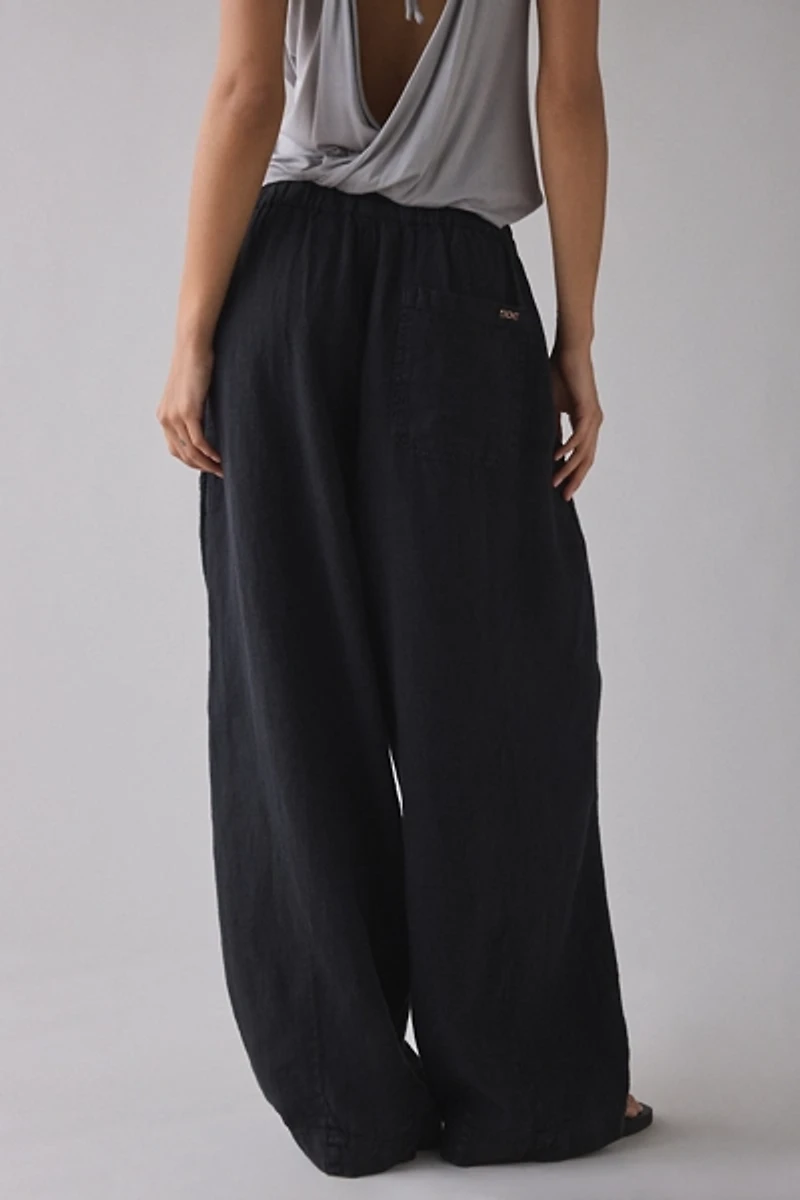 BDG Bobbi Baggy Linen Pull-On Pant