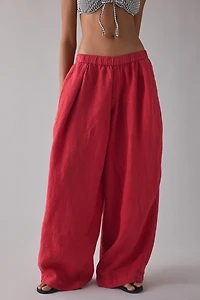 BDG Bobbi Baggy Linen Pull-On Pant