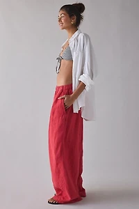 BDG Bobbi Baggy Linen Pull-On Pant