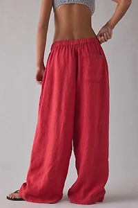 BDG Bobbi Baggy Linen Pull-On Pant
