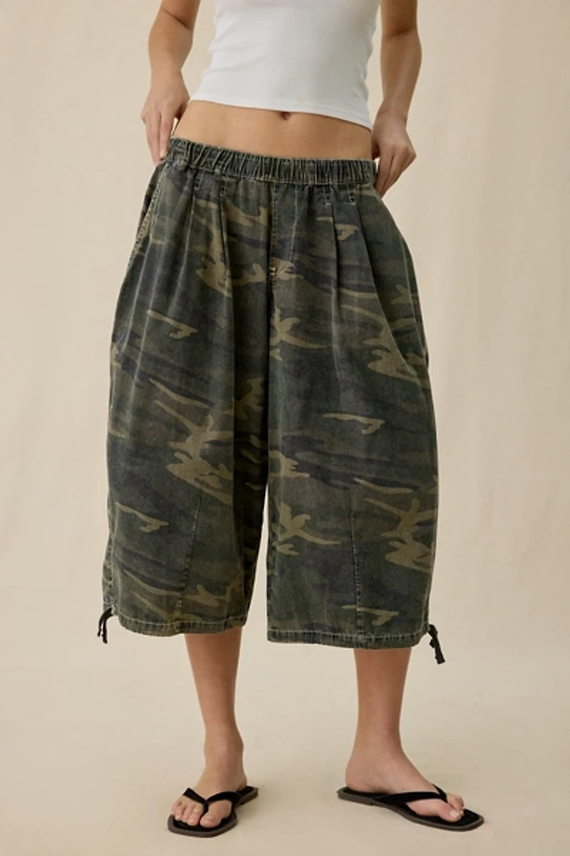 BDG Bobbi Cropped Baggy Pull-On Pants