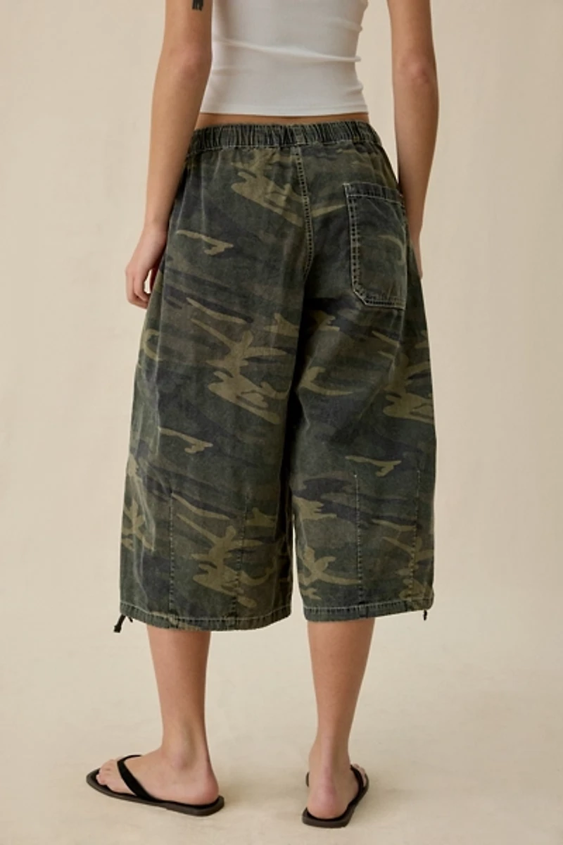 BDG Bobbi Cropped Baggy Pull-On Pants
