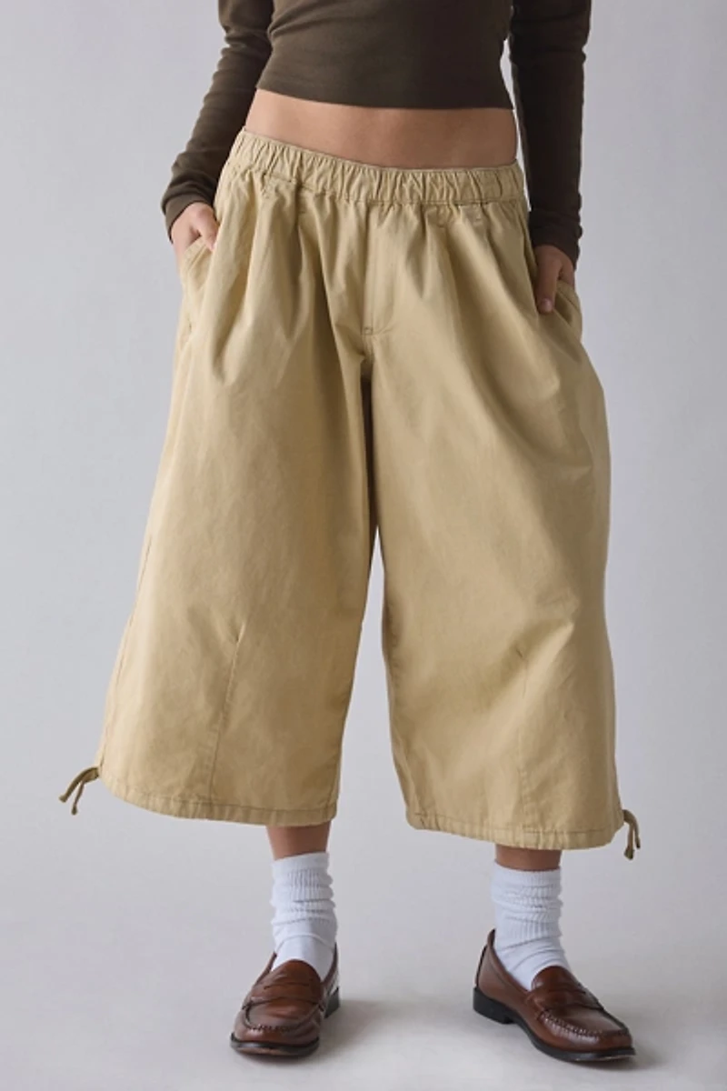 BDG Bobbi Cropped Baggy Pull-On Pants