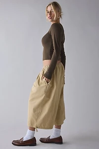 BDG Bobbi Cropped Baggy Pull-On Pants