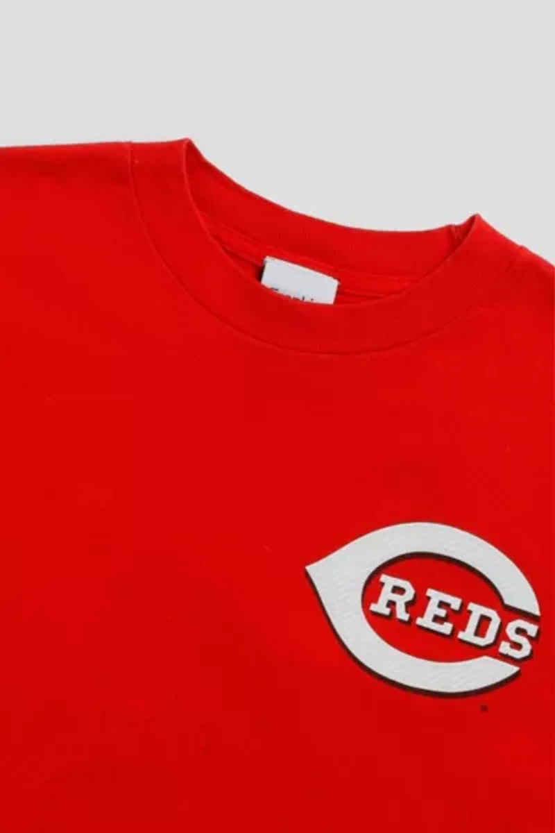 Frankie Collective Rework Cincinnati Reds MLB Crop Tee