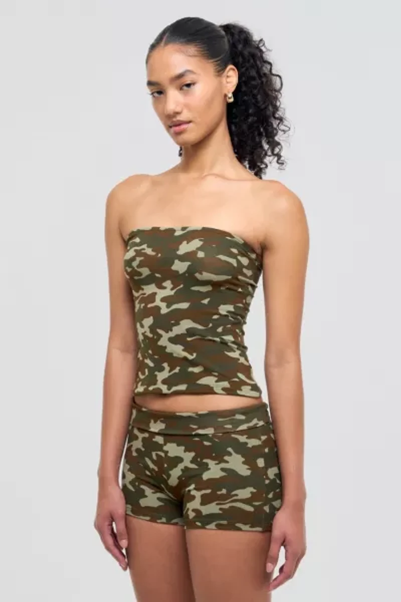 Frankie Collective Camo Tube Top