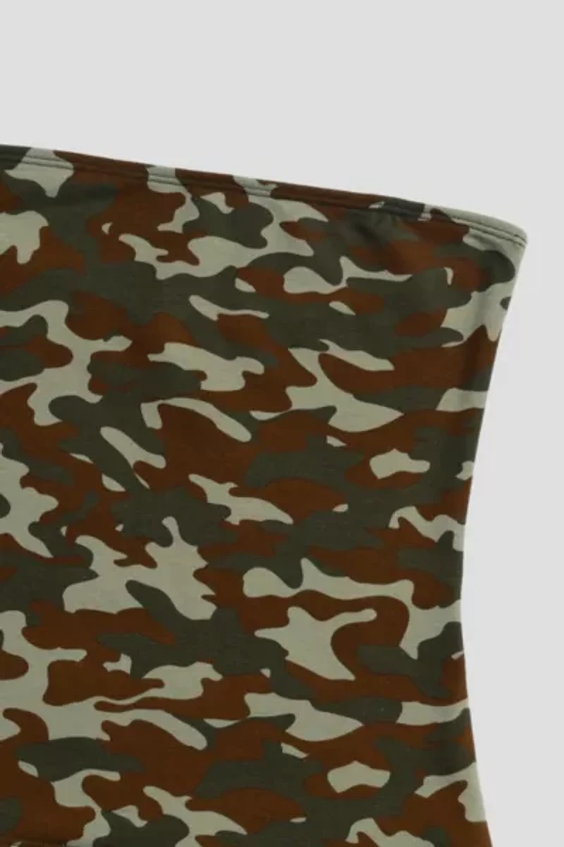 Frankie Collective Camo Tube Top