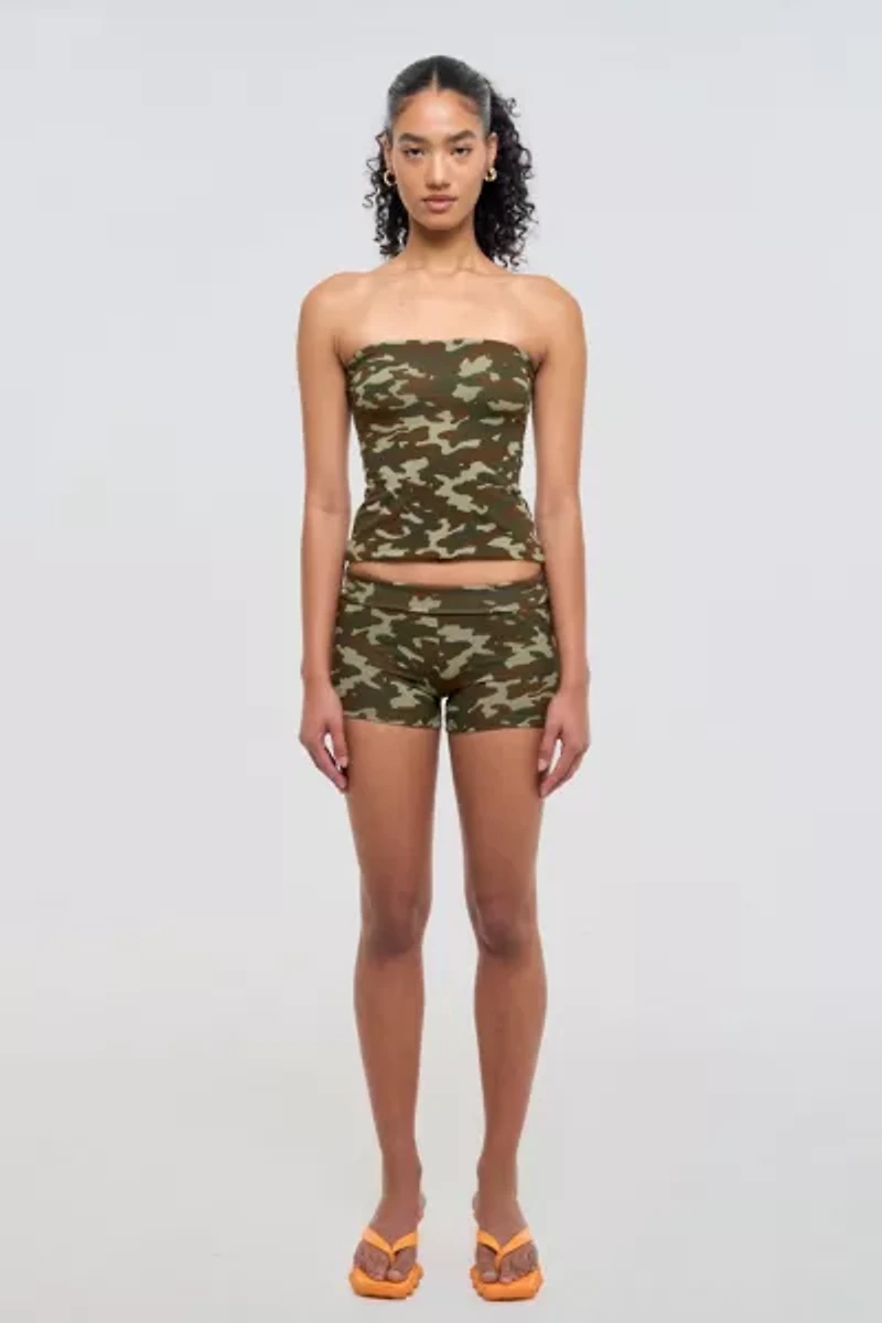 Frankie Collective Camo Tube Top