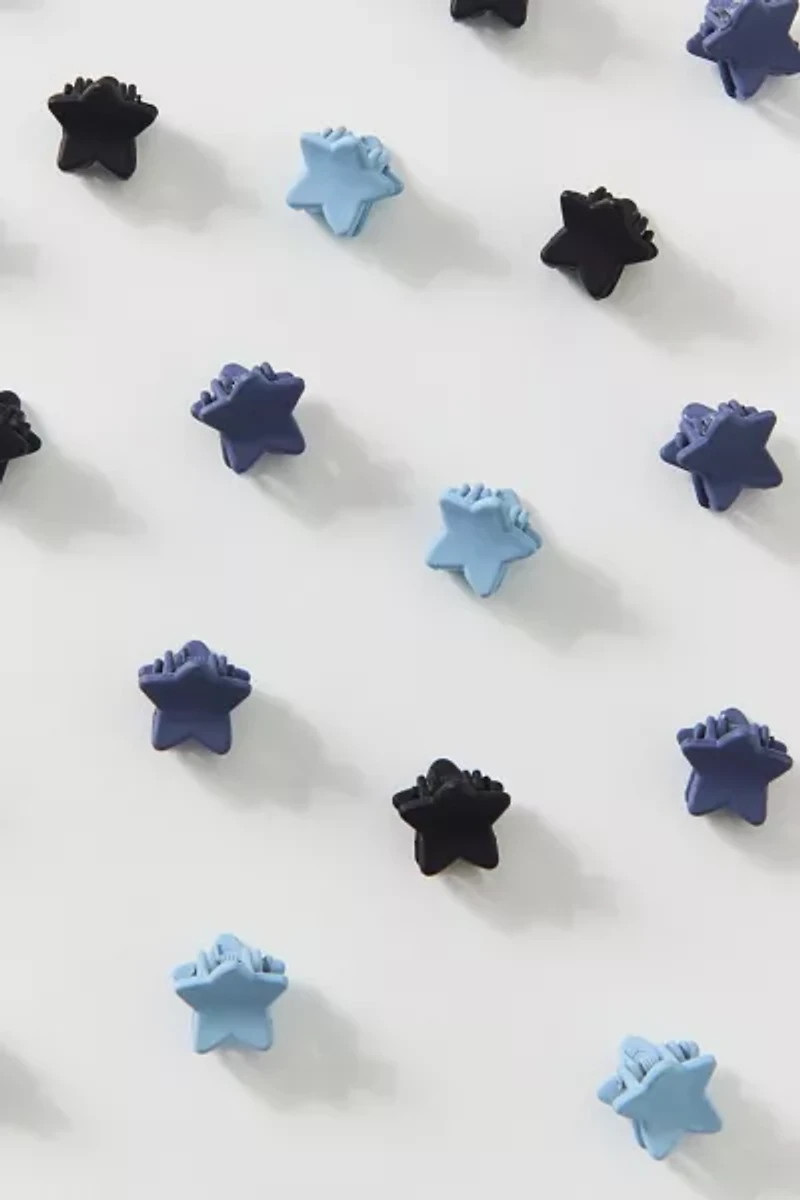 Mini Star Claw Clips Set