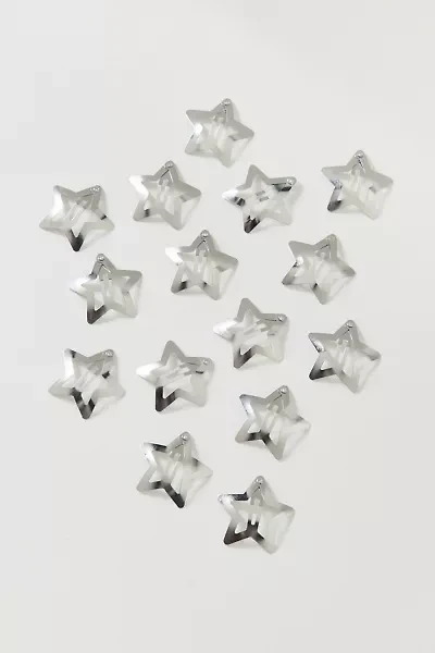 Metal Star Hair Clips Set