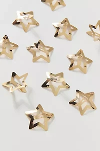 Metal Star Hair Clips Set