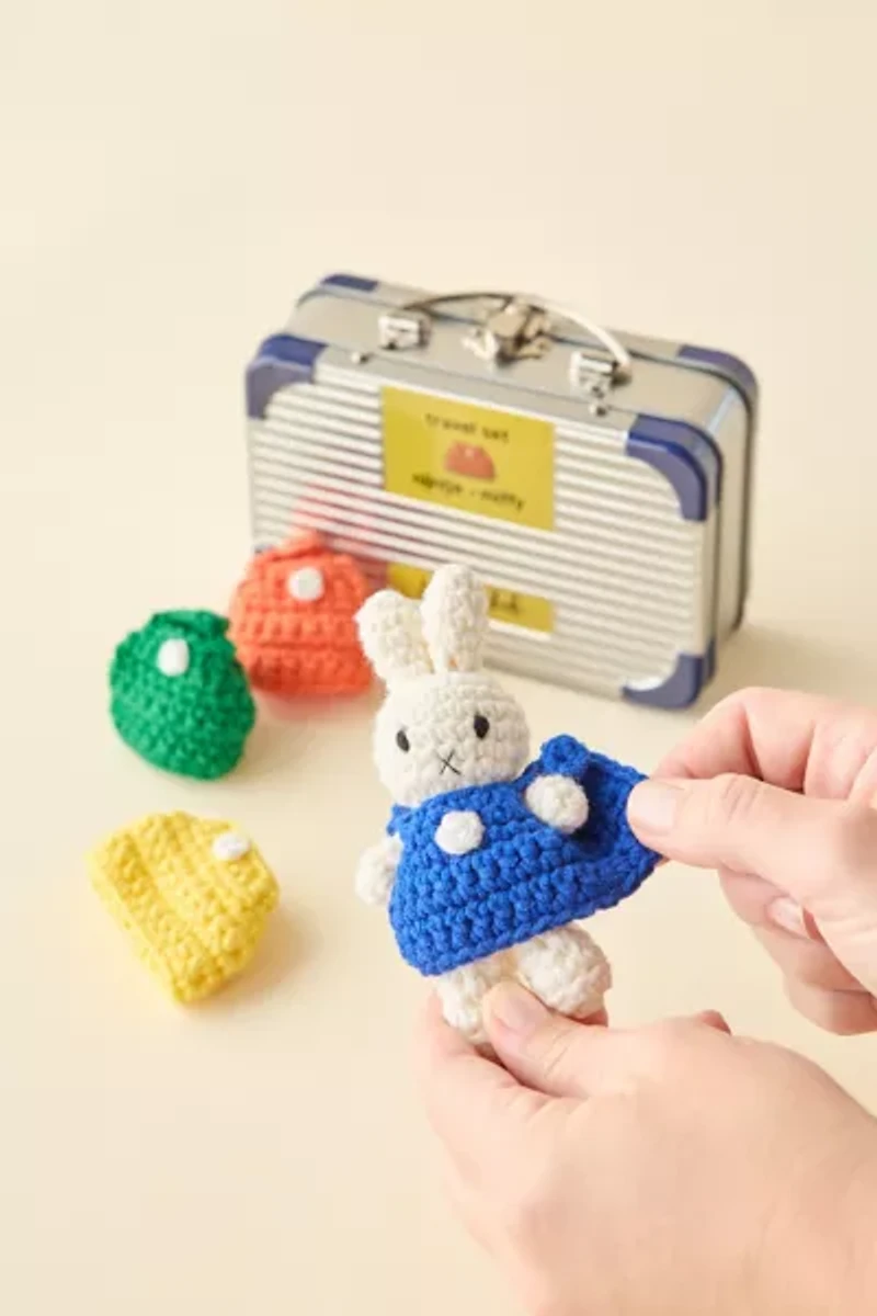 Just Dutch Miffy's 70th Birthday Crochet Plushie Travel Set