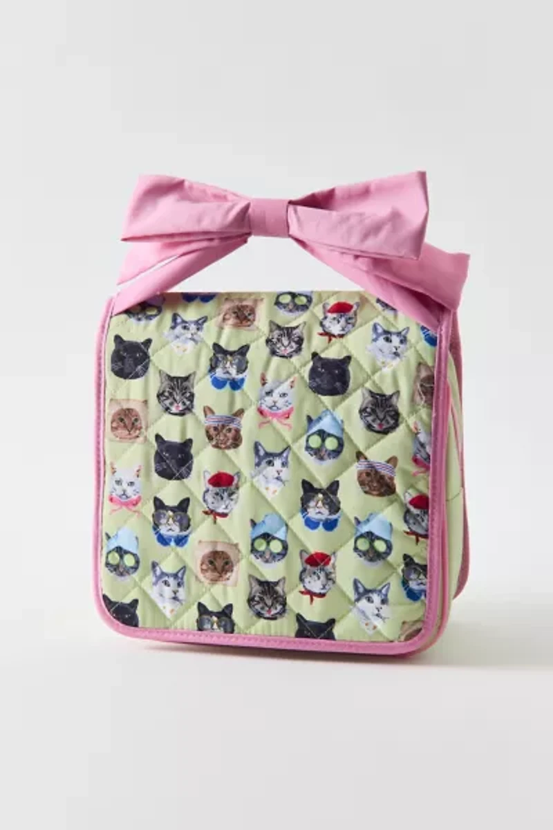 UO Patterned Large Travel Makeup Bag