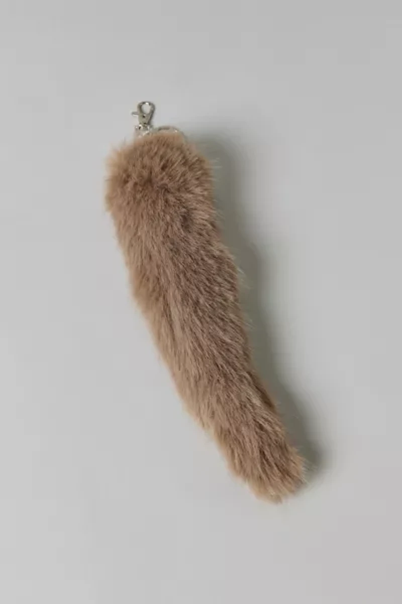 Faux Fur Tail Keychain