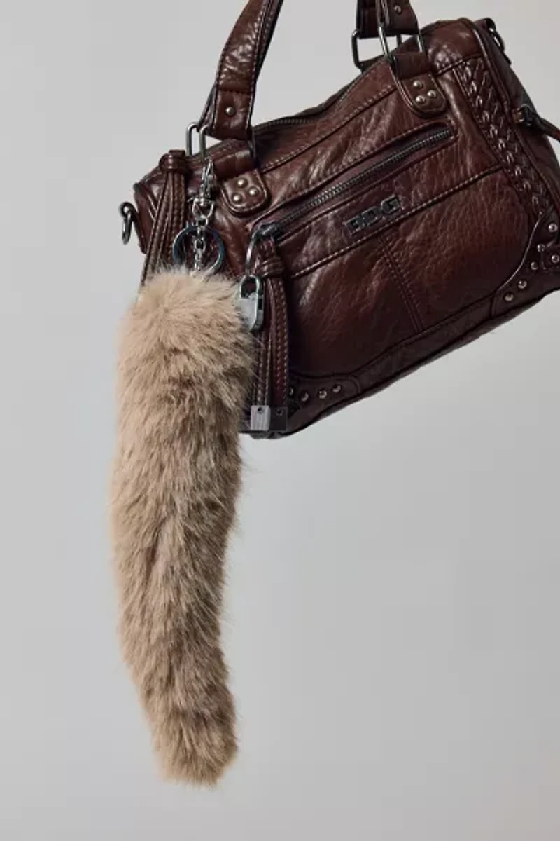 Faux Fur Tail Keychain