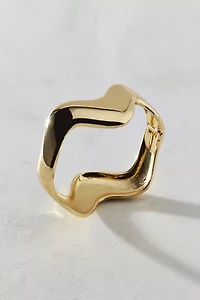 Organic Squiggle Bangle Bracelet