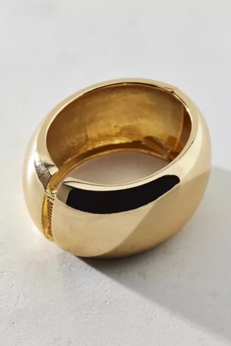 Large Domed Bangle Bracelet