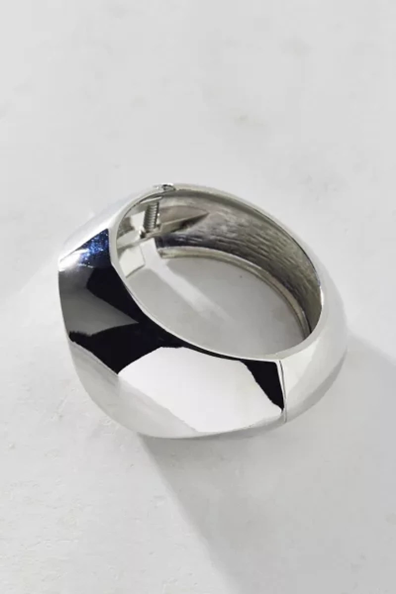 Abstract Metal Bangle Bracelet