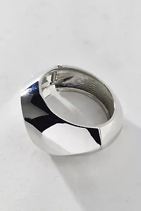 Abstract Metal Bangle Bracelet