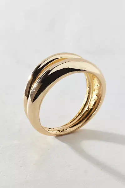 Double Band Bangle Bracelet