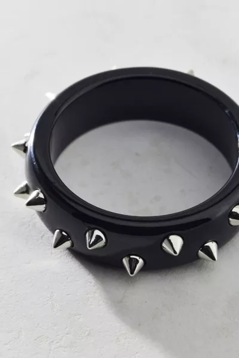 Edgy Studded Bangle Bracelet