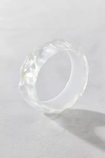Glitter Resin Bangle Bracelet