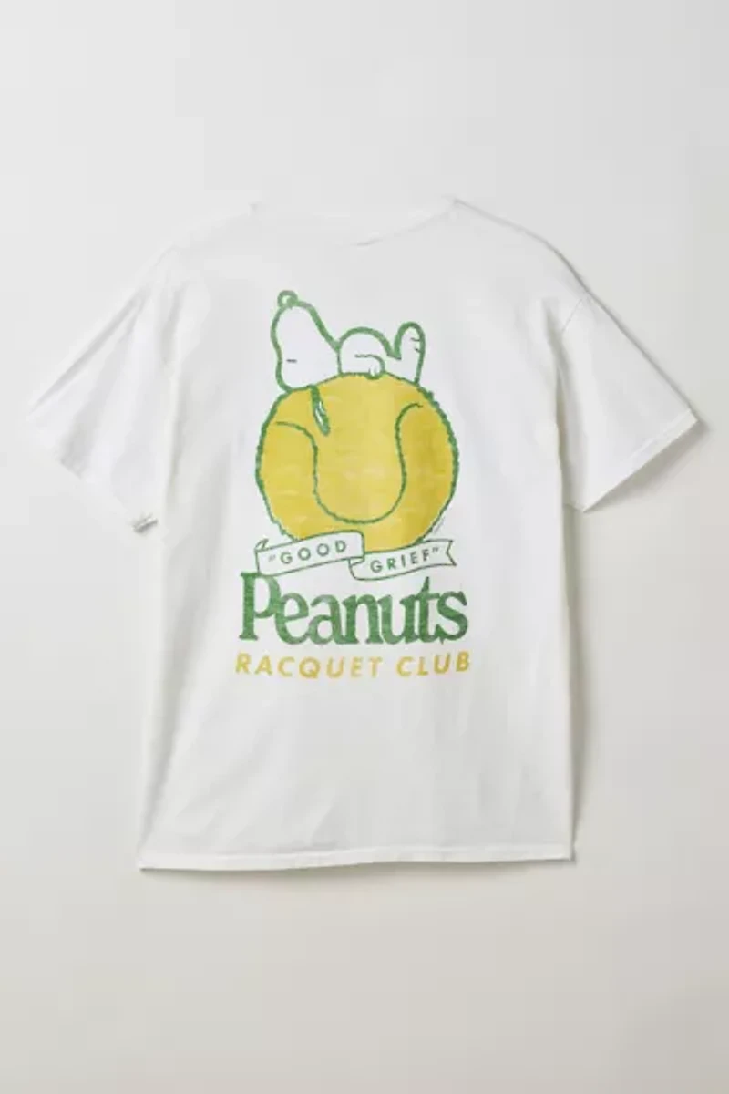 Peanuts Snoopy Racquet Club Graphic Tee