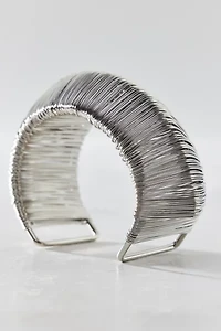 Wrapped Wired Cuff Bracelet