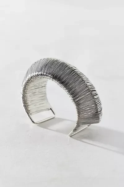 Wrapped Wired Cuff Bracelet