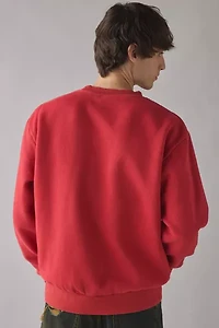 Rhythm Coast To Graphic Overdyed Crew Neck Sweatshirt