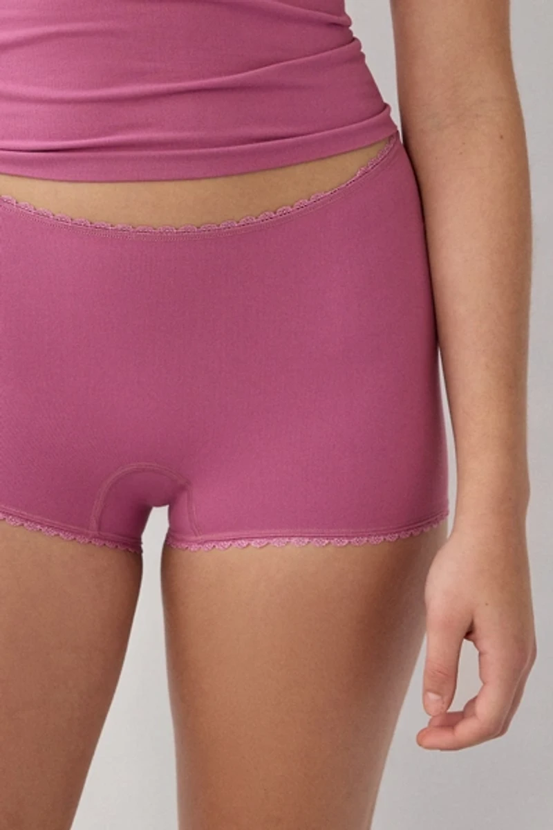 Out From Under Icon Seamless Knit Cami + Micro Short 2-Piece Set