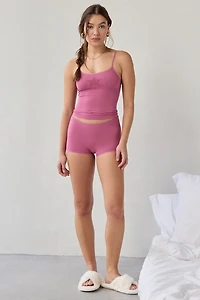 Out From Under Icon Seamless Knit Cami + Micro Short 2-Piece Set