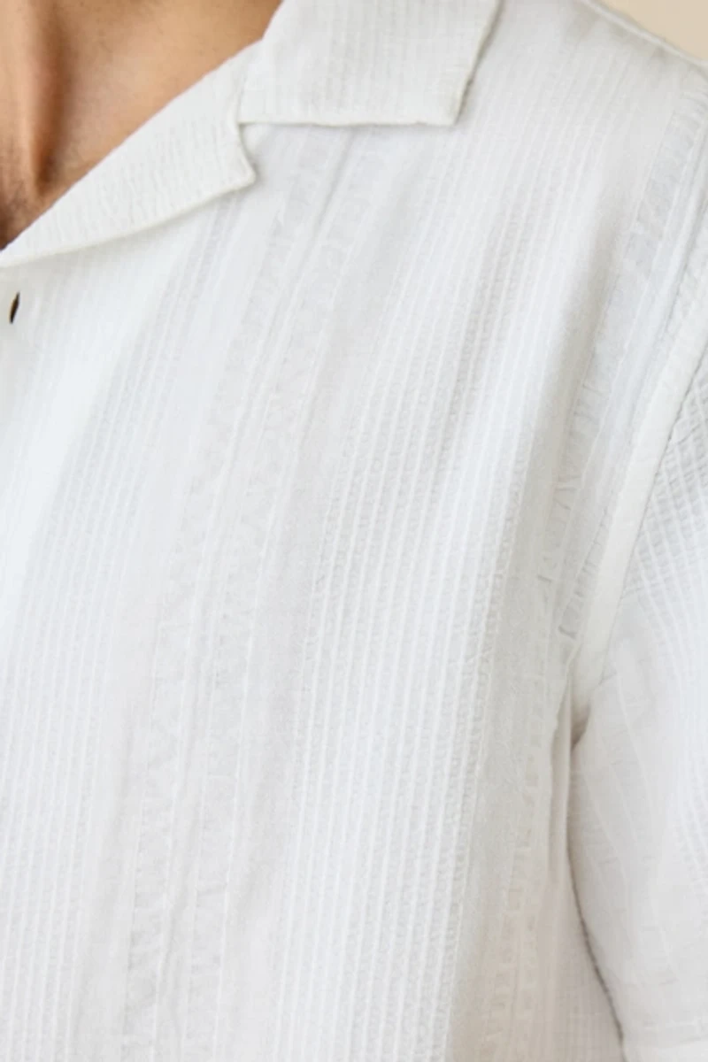 Wax London Didcot Lightweight Short Sleeve Shirt