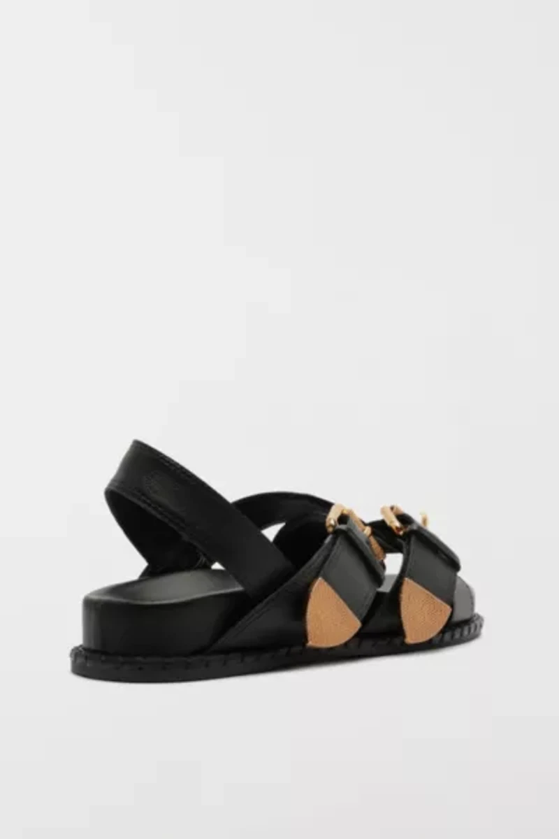 Schutz Patsy Flat Buckled Sandal