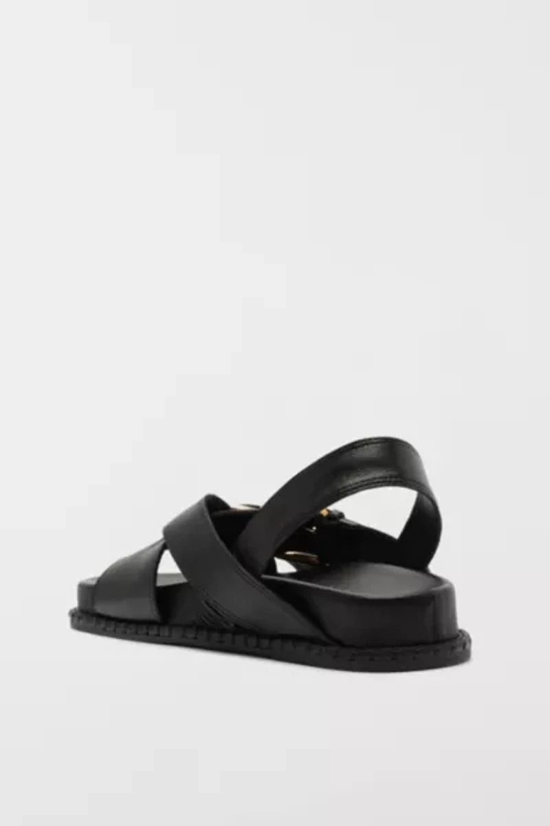 Schutz Patsy Flat Buckled Sandal