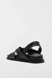 Schutz Patsy Flat Buckled Sandal