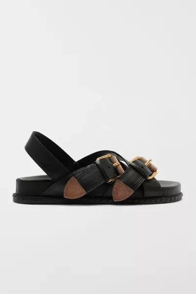 Schutz Patsy Flat Buckled Sandal
