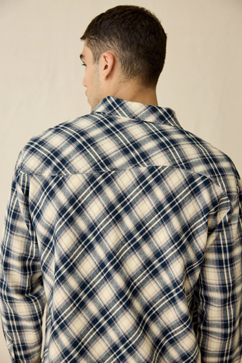 Museum Of Peace & Quiet Plaid Button Down Shirt