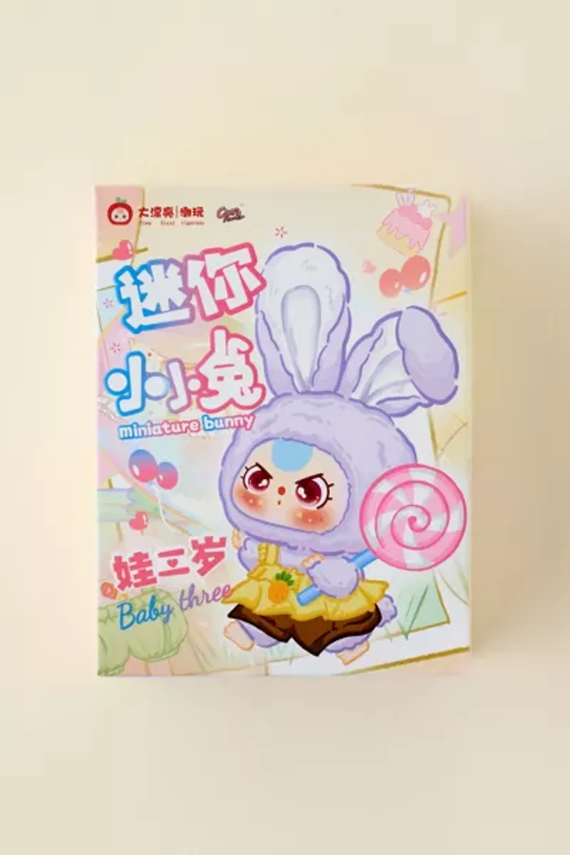 Baby Three Mini Bunny Blind Box Plushie Keychain