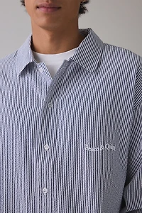 Museum Of Peace & Quiet Textured Stripe Button-Down Shirt