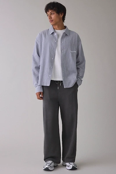 Museum Of Peace & Quiet Textured Stripe Button-Down Shirt