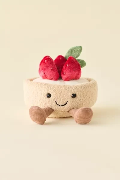Jellycat Amuseables Fleurette Tarte Aux Fraises Plushie