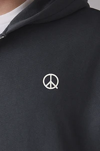 Museum Of Peace & Quiet Wordmark Zip-Up Hoodie Sweatshirt