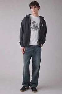 Museum Of Peace & Quiet Wordmark Zip-Up Hoodie Sweatshirt