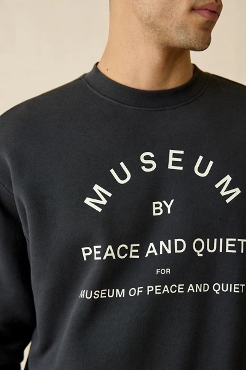 Museum Of Peace & Quiet By PQ Crew Neck Sweatshirt