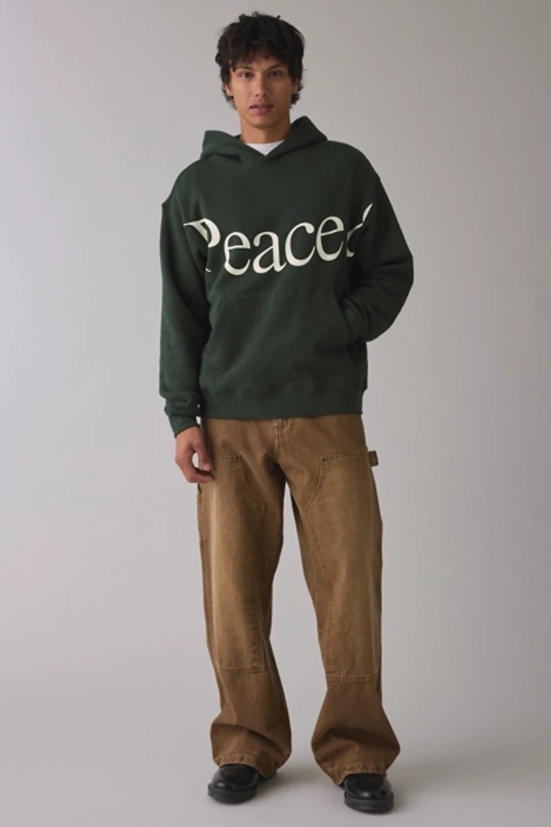 Museum Of Peace & Quiet Jumbo Wordmark Logo Hoodie Sweatshirt