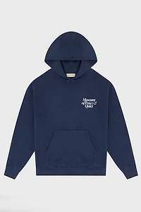 Museum Of Peace & Quiet Midcentury Logo Graphic Distressed Hoodie Sweatshirt