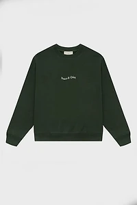 Museum Of Peace & Quiet Wordmark Logo Lightweight Crew Neck Sweatshirt