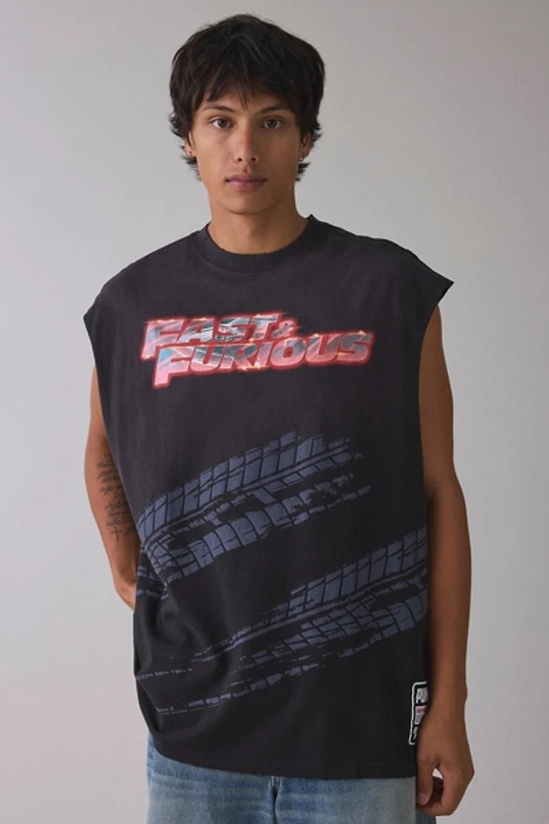 Puma Fast & Furious Graphic Cutoff Muscle Tee