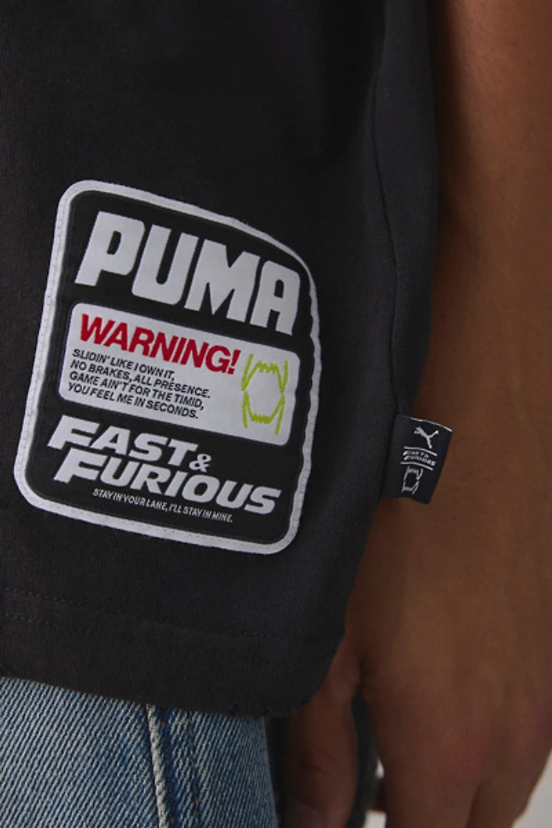 Puma Fast & Furious Graphic Cutoff Muscle Tee